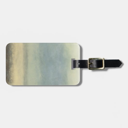 Abstract landschap met overcast Sky Bagagelabel (Voorkant horizontaal)