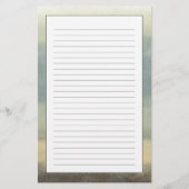Abstract landschap met overcast Sky Briefpapier (Voorkant)
