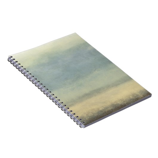 Abstract landschap met overcast Sky Notitieboek (Rechterzijde)