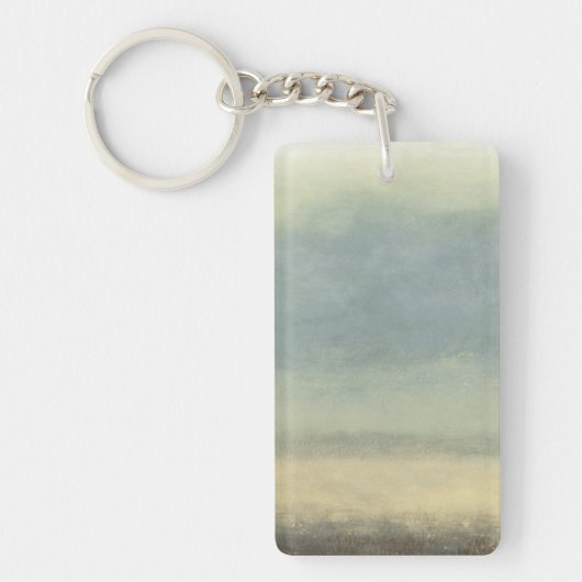 Abstract landschap met overcast Sky Sleutelhanger (Voorkant)