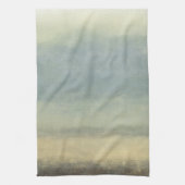 Abstract landschap met overcast Sky Theedoek (Verticaal)