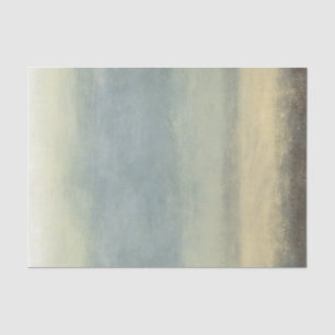 Abstract landschap met overcast Sky Tissuepapier