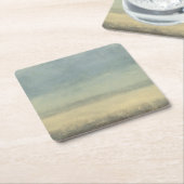 Abstract landschap met overcast Sky Vierkante Kartonnen Onderzetter (Schuin)