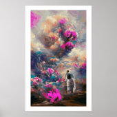 Abstract landschap poster (Voorkant)