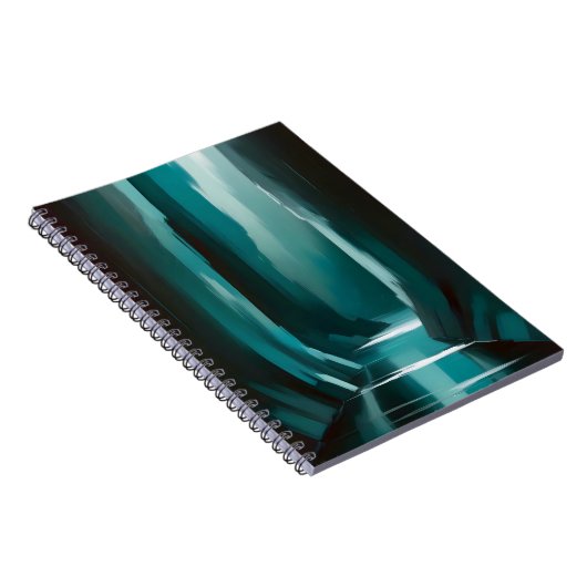 Abstract Landschap Poster Achtergrond Behang Art Notitieboek (Rechterzijde)