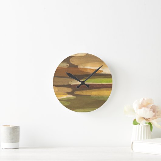 Abstract landschap ronde klok (Huis)