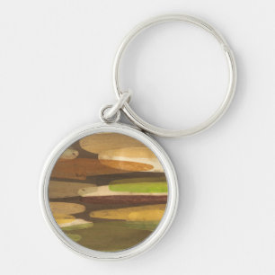 Abstract landschap sleutelhanger