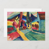  Abstract landschap Wassily Kandinsky Briefkaart (Voorkant / Achterkant)