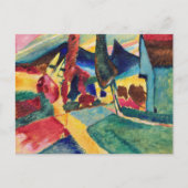 Abstract landschap Wassily Kandinsky Briefkaart (Voorkant)