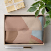 Abstract landschapsbos Bomen regenboog & vogels Tissuepapier (Geschenk)