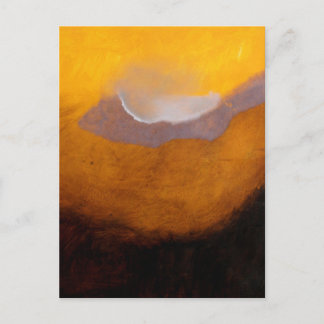 Abstract landschapsschilderen met cloud briefkaart