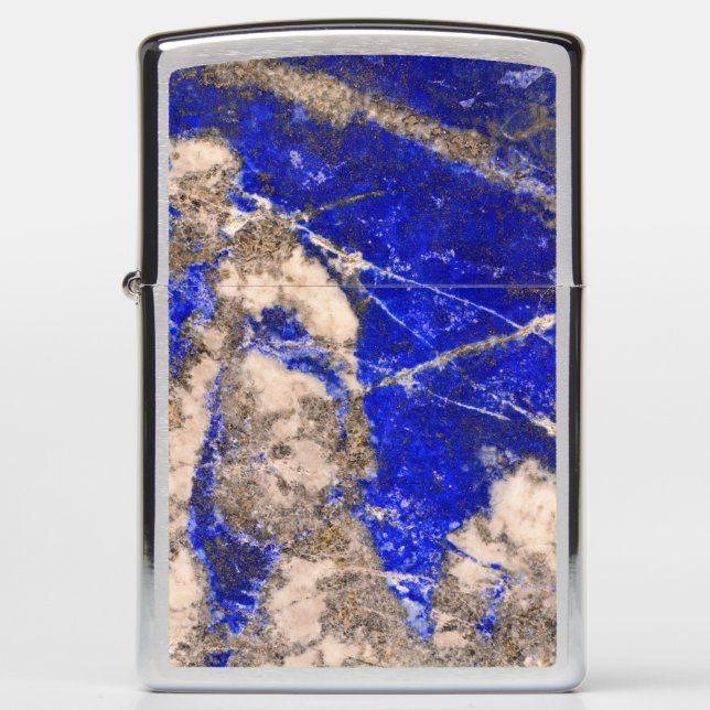Abstract Lapis Blue Grey Granite-patroon (Voorkant)