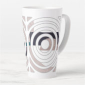 Abstract latte mug design (Angle droit)