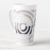 Abstract latte mug design (Angle gauche)