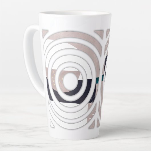 Abstract latte mug design (Angle gauche)