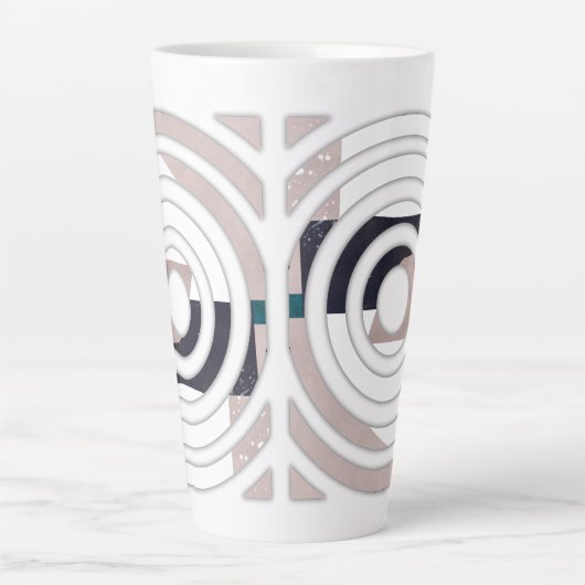 Abstract latte mug design (Devant)