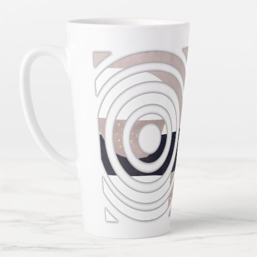 Abstract latte mug design (Gauche)