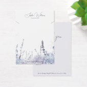 Abstract Lavander Necklace Jewelry Display Card (Bureau)