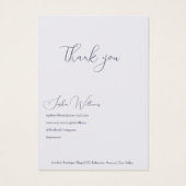 Abstract Lavander Necklace Jewelry Display Card (Dos)