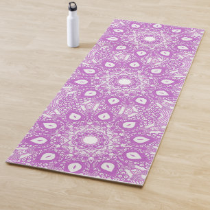 Abstract Lavender, Kaleidoscope Mandala Yoga Mats Yogamat