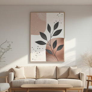 Abstract Leaf Zen - Minimalistisch Wall Art Poster Perfect Poster