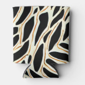 Abstract lederen patroon blikjeskoeler (Voorkant)