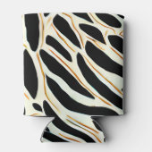 Abstract lederen patroon blikjeskoeler (Achterkant)