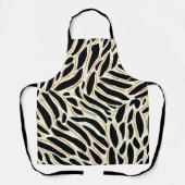 Abstract lederen patroon schort (Voorkant)