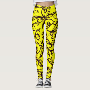 Abstract Leggings