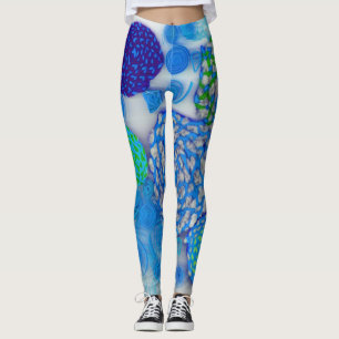 Abstract Leggings