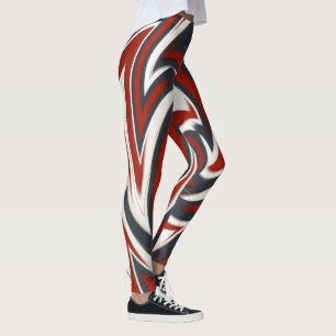 Abstract Leggings