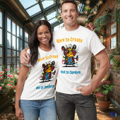 Abstract levendig graffiti muis T-shirt