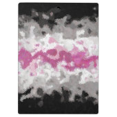 Abstract Librafeminiene Pride-vlag Klembord (Achterkant)