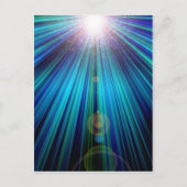 Abstract licht briefkaart (Voorkant)