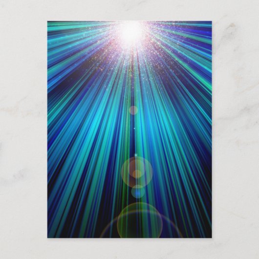 Abstract licht briefkaart (Voorkant)