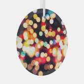 Abstract Licht: Eenvoudige Textuurachtergrond Glas Ornament (Voorkant Rechts)