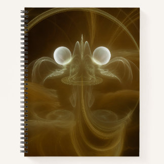Abstract Licht Energie Spiraal Notebook Notitieboek