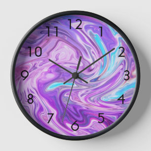Abstract lichtblauw Paars vloeibaar zwijn