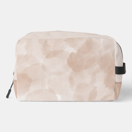 Abstract Lichtbruin en Tan Toilettasje (Achterkant)