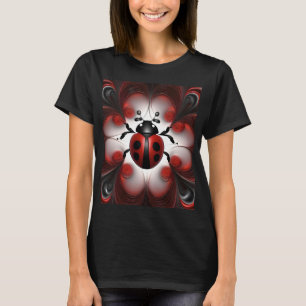 Abstract Lieveheersbeestje Kunstontwerp, T-shirt