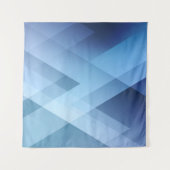Abstract light background. Blue triangle pattern. Wandkleed (Voorkant (horizontaal))