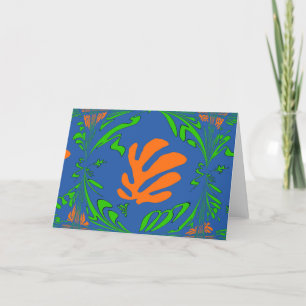 Abstract Lilly, Matisse Style Kaart