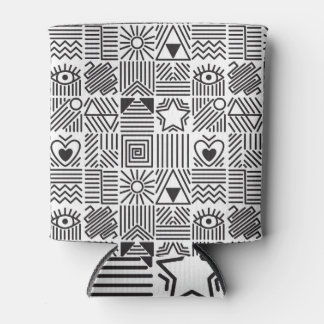 Abstract Line Art Mozaïekpatroon Blikjeskoeler