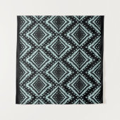 Abstract Line, Beautiful, Ikat seamless pattern, B Wandkleed (Voorkant (horizontaal))
