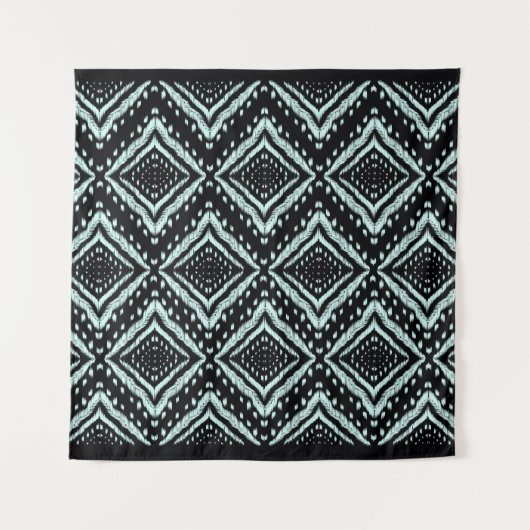 Abstract Line, Beautiful, Ikat seamless pattern, B Wandkleed (Voorkant)