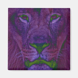 Abstract Lion Magnet Magneet