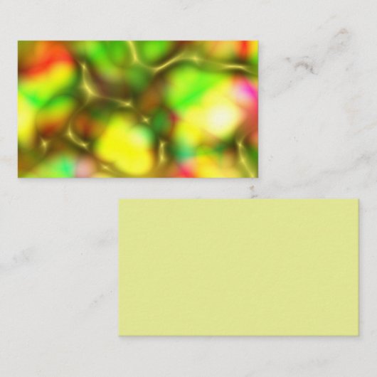 Abstract Liquid Metal Print Visitekaartje (Voorkant / Achterkant)