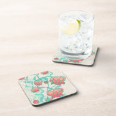 Abstract Lotus Pattern Bier Onderzetter (Rechterzijde)