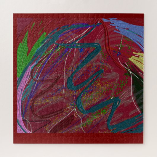 Abstract Love Jigsaw Puzzle  (Horizontal)