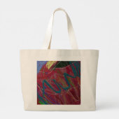 Abstract Love Jumbo Tote Bag (Dos)